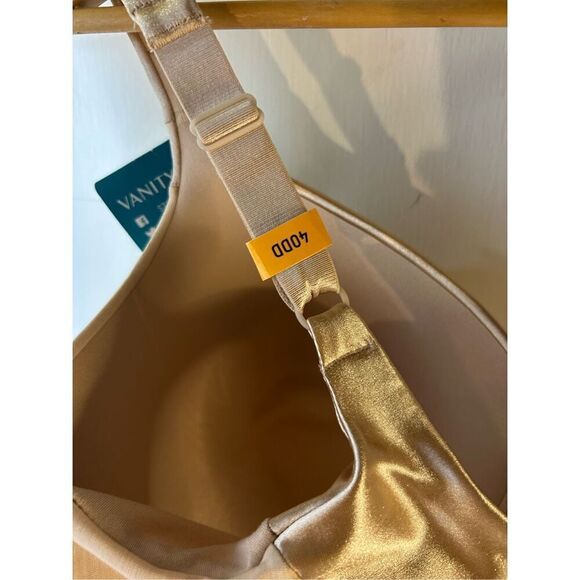 Vanity Fair Added Support style #76338 40DD bra Rose Beige $50 - Picture 6 of 6